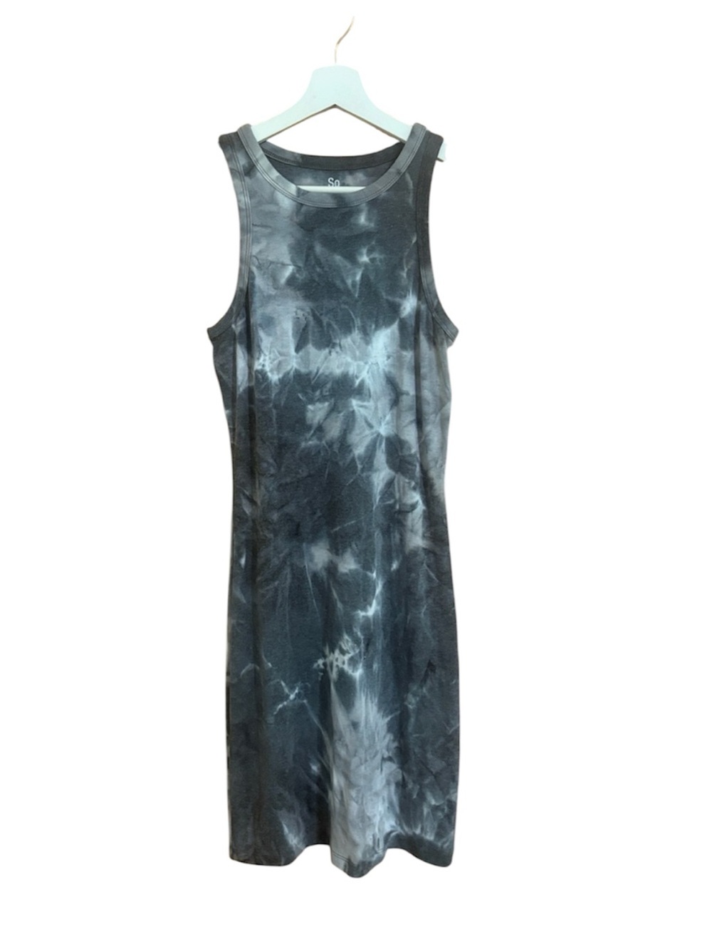 SO Size Small Blue/Grey Tie Dye Dress New With Tags